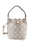 TORY BURCH - Women T Monogram Coated Jacquard Bucket Bag