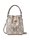 TORY BURCH - Women T Monogram Coated Jacquard Mini Bucket Bag
